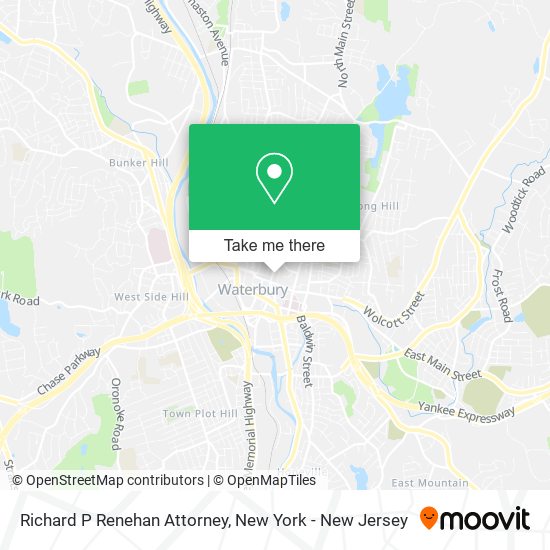 Richard P Renehan Attorney map