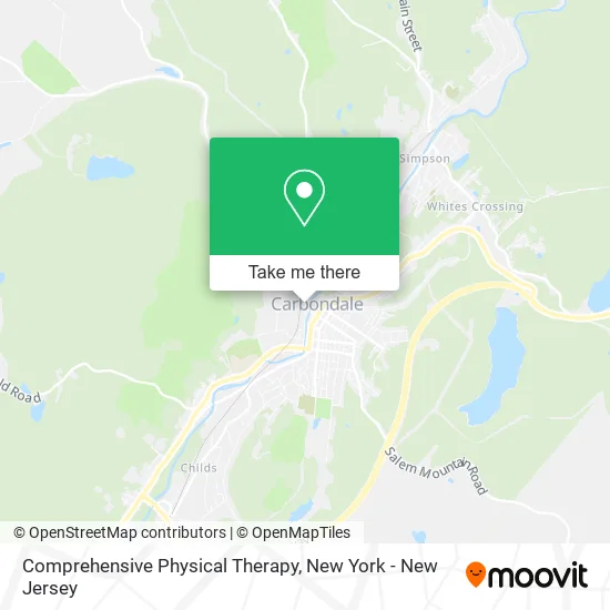 Comprehensive Physical Therapy map