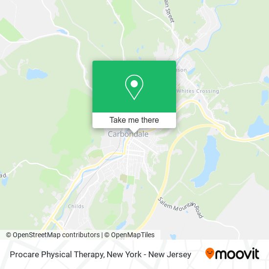 Mapa de Procare Physical Therapy