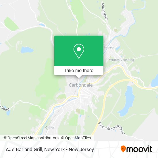 Mapa de AJ's Bar and Grill