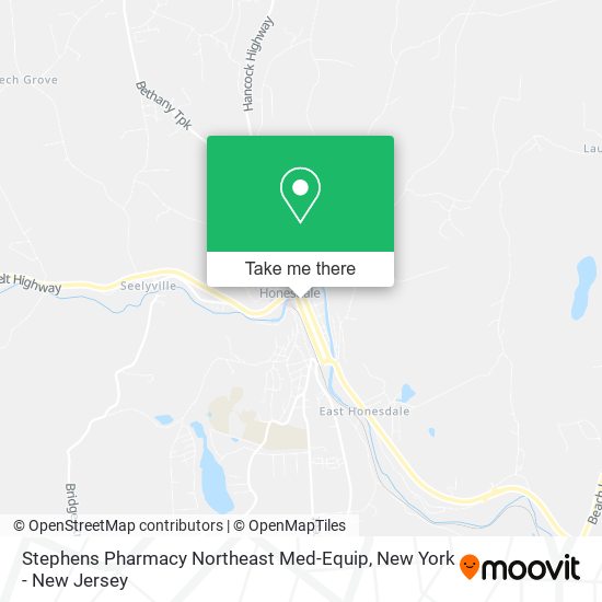 Mapa de Stephens Pharmacy Northeast Med-Equip