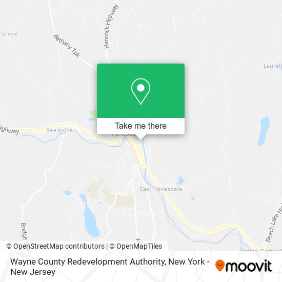 Mapa de Wayne County Redevelopment Authority