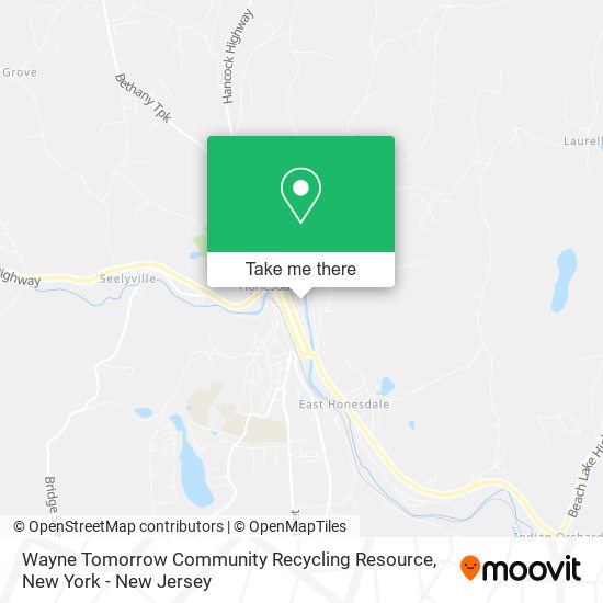 Wayne Tomorrow Community Recycling Resource map