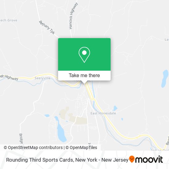 Mapa de Rounding Third Sports Cards