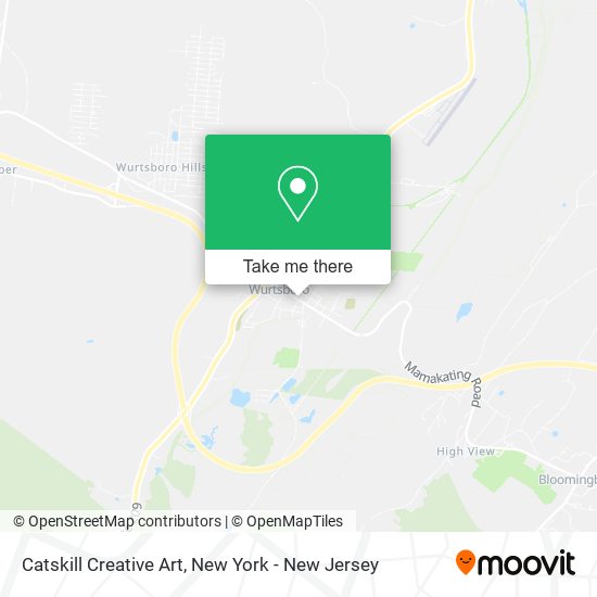 Catskill Creative Art map