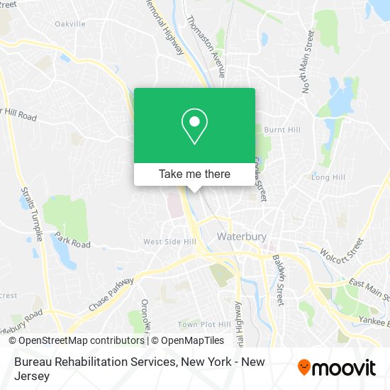 Bureau Rehabilitation Services map
