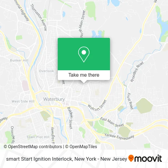 smart Start Ignition Interlock map