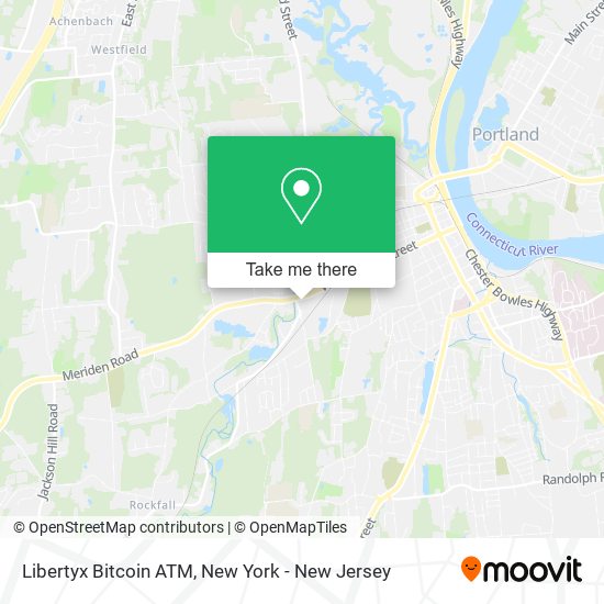 Mapa de Libertyx Bitcoin ATM