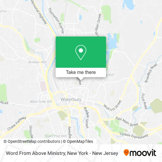 Word From Above Ministry map