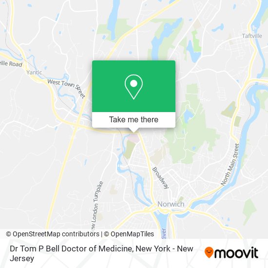 Dr Tom P Bell Doctor of Medicine map