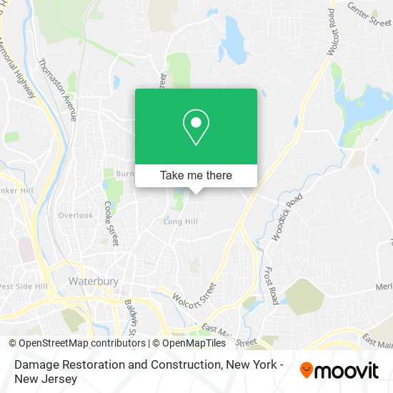 Mapa de Damage Restoration and Construction