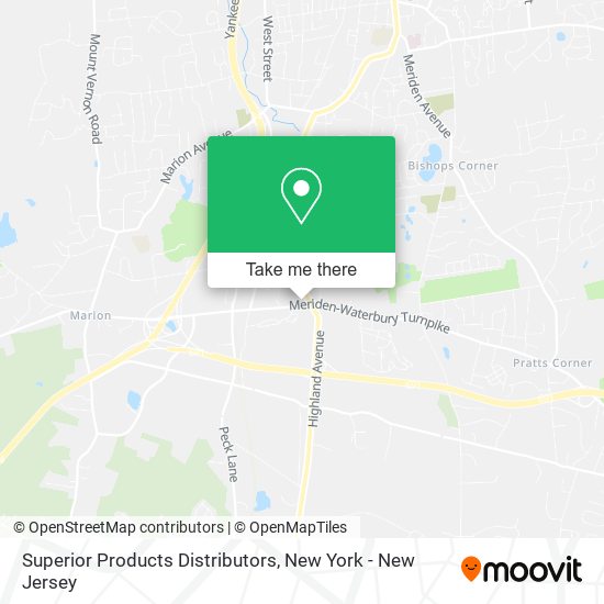 Mapa de Superior Products Distributors