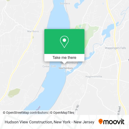 Hudson View Construction map