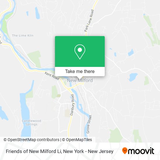Friends of New Milford Li map