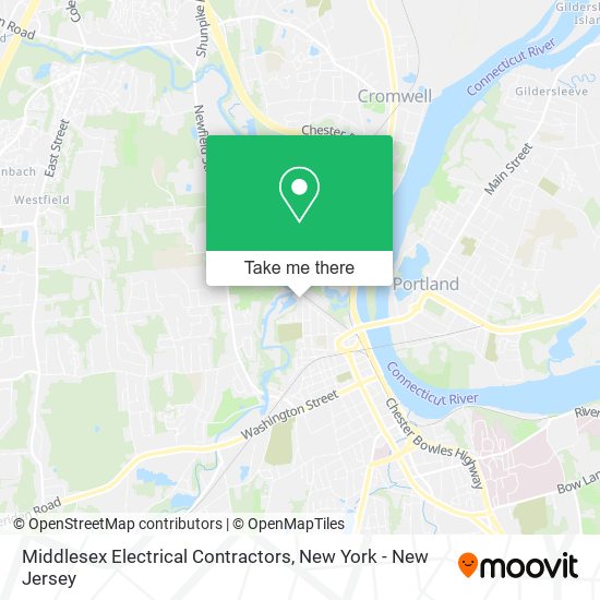 Middlesex Electrical Contractors map