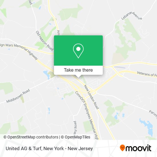 Mapa de United AG & Turf