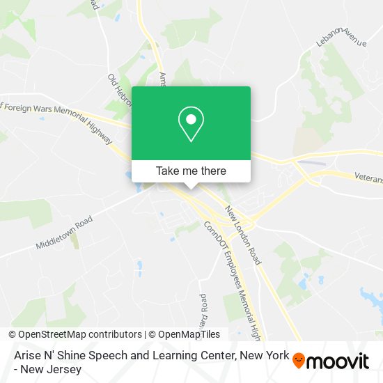Mapa de Arise N' Shine Speech and Learning Center