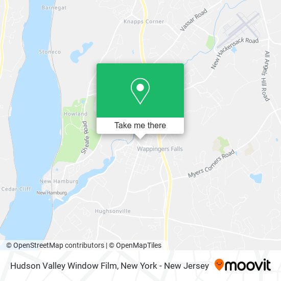 Mapa de Hudson Valley Window Film