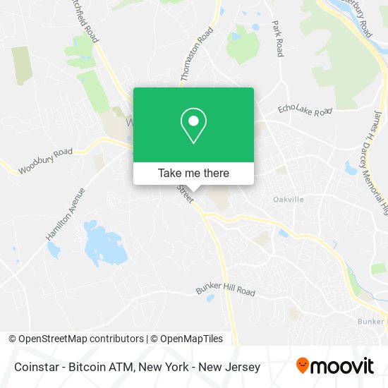 Mapa de Coinstar - Bitcoin ATM