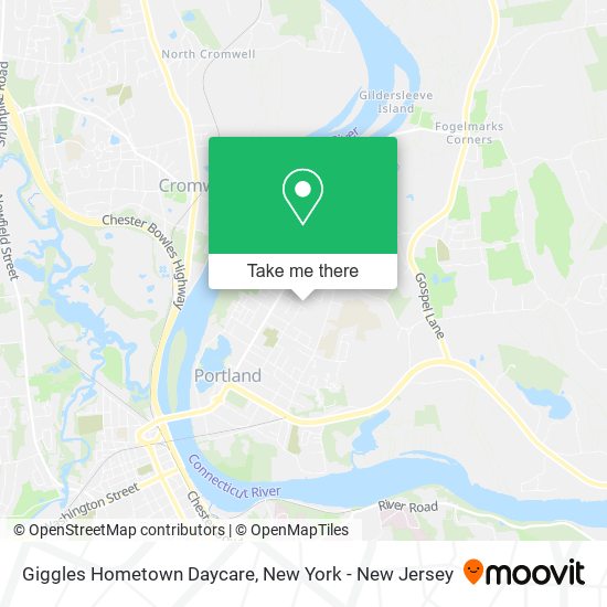 Giggles Hometown Daycare map