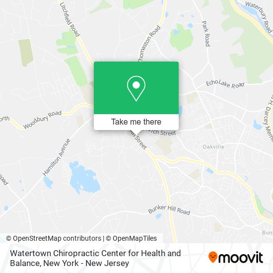 Mapa de Watertown Chiropractic Center for Health and Balance