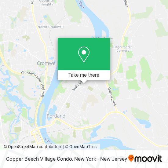 Mapa de Copper Beech Village Condo