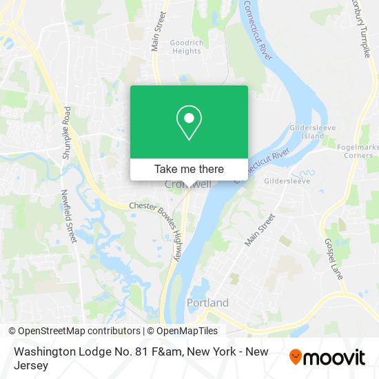 Mapa de Washington Lodge No. 81 F&am