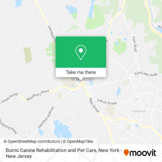 Burns Canine Rehabilitation and Pet Care map