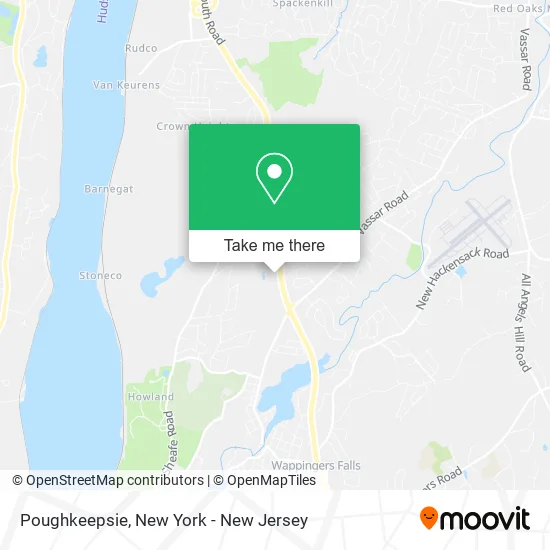 Poughkeepsie map