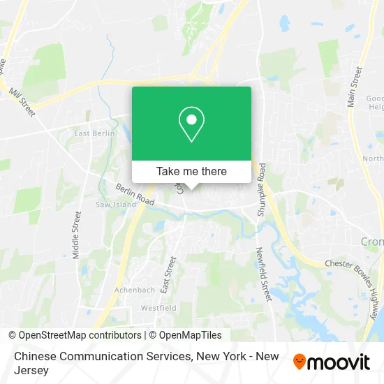 Chinese Communication Services map