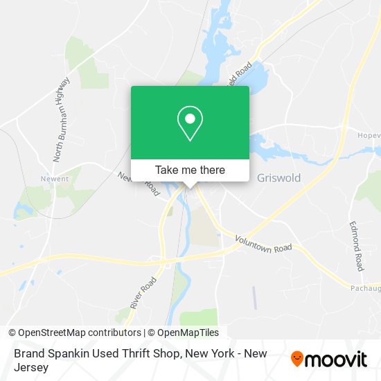 Brand Spankin Used Thrift Shop map