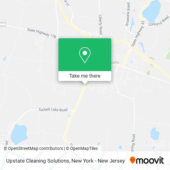 Mapa de Upstate Cleaning Solutions