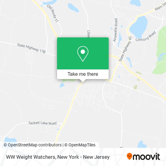 Mapa de WW Weight Watchers