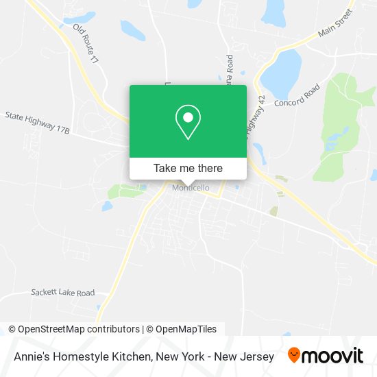 Annie's Homestyle Kitchen map