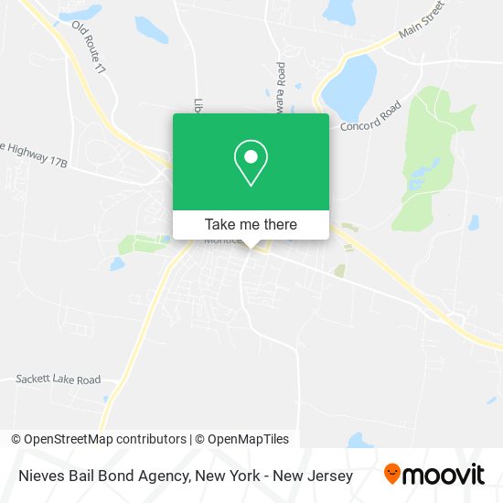 Nieves Bail Bond Agency map