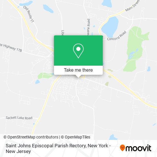 Mapa de Saint Johns Episcopal Parish Rectory