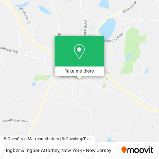 Ingber & Ingber Attorney map