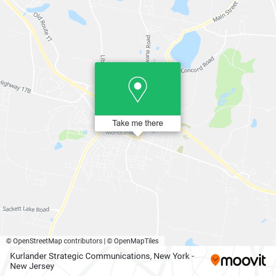 Kurlander Strategic Communications map