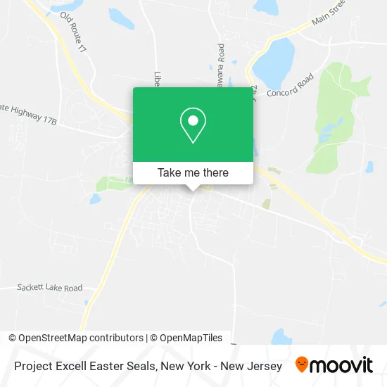 Project Excell Easter Seals map