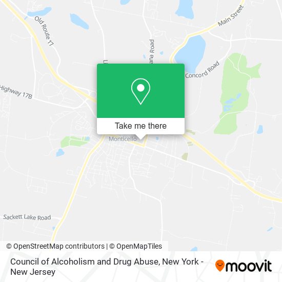 Mapa de Council of Alcoholism and Drug Abuse