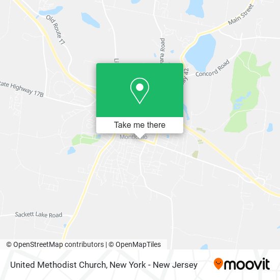 Mapa de United Methodist Church