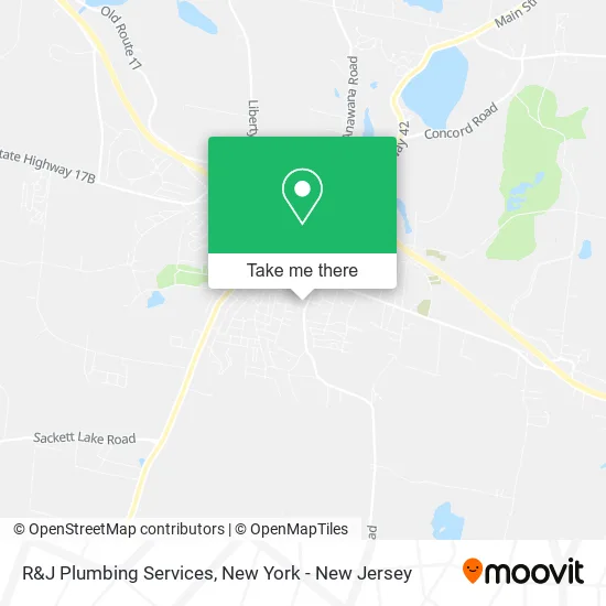 R&J Plumbing Services map