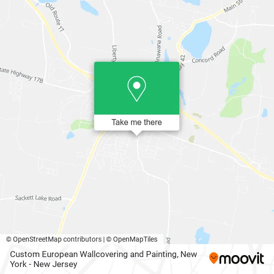 Custom European Wallcovering and Painting map