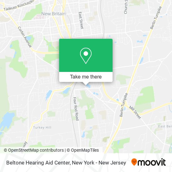 Mapa de Beltone Hearing Aid Center