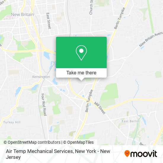 Air Temp Mechanical Services map