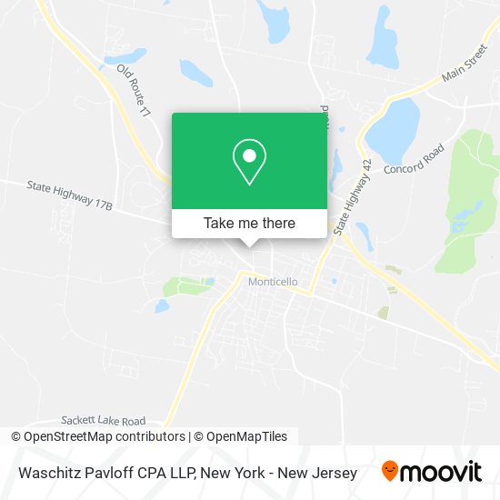 Waschitz Pavloff CPA LLP map