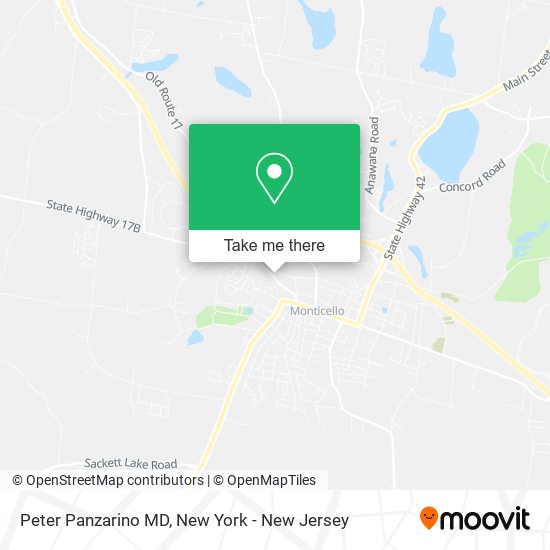 Mapa de Peter Panzarino MD