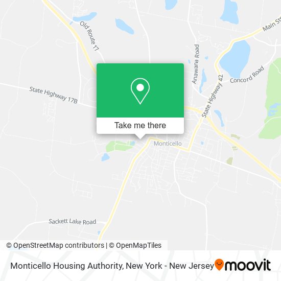 Monticello Housing Authority map