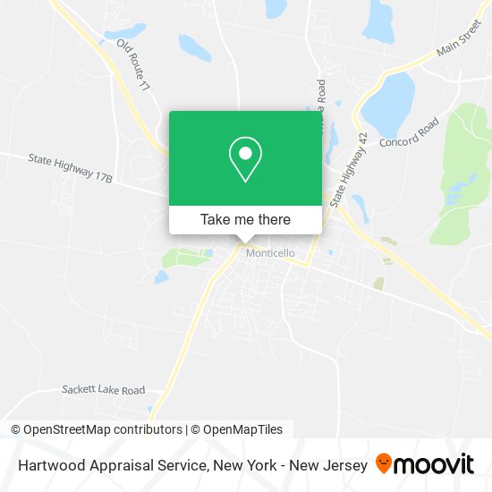 Hartwood Appraisal Service map