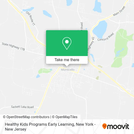 Healthy Kids Programs Early Learning map